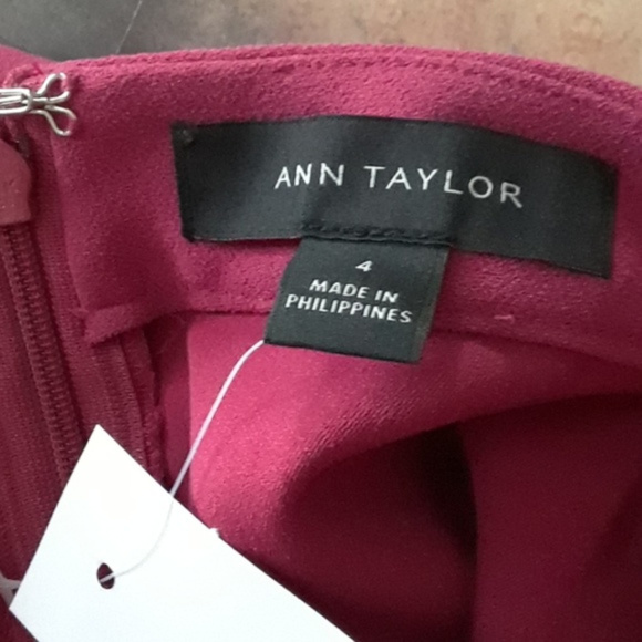Ann Taylor Tie Waist Wrap Skirt - Wild Strawberry - Picture 7 of 8